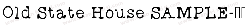 Old State House SAMPLE字体转换
